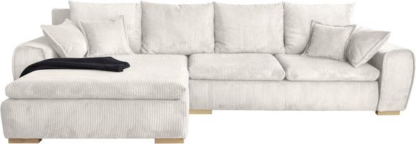 Home affaire Ecksofa Katja L-Form, B: 325 cm - OTTO. Verlässliche Qualität, Bettfunktion, Bettkasten & 4 Zierkissen
