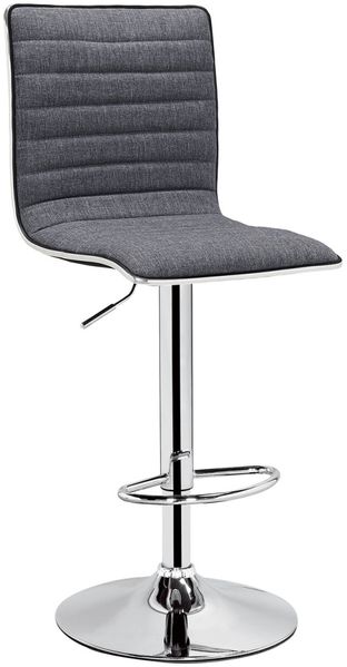 HTI-Line Barhocker Barhocker Jax (Stück, 1 St, 1x Barhocker), höhenverstellbar mit Lehne und Fußstütze