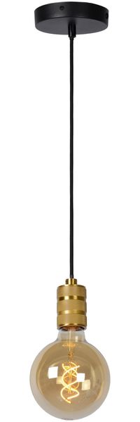 LUCIDE JOVA - Pendelleuchten - Ø 12 cm - 1xE27 - Mattes Gold/Messing