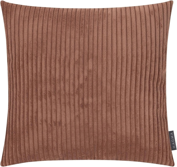 MAGMA Shara Kissenhülle Cord Look Altrose ca. 45 x 45 cm