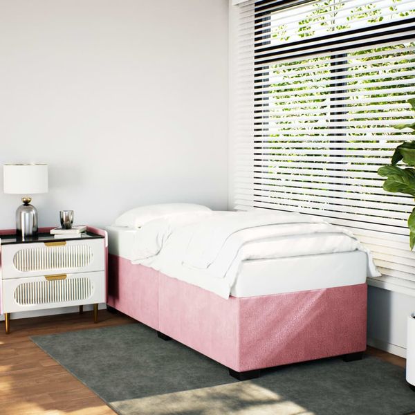 vidaXL Bettgestell Rosa 80x200 cm Samt 3284600