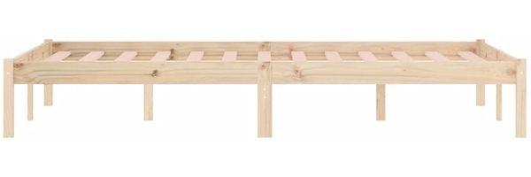 vidaXL Massivholzbett ohne Matratze 152x203 cm Kiefer 822459 Bild 6