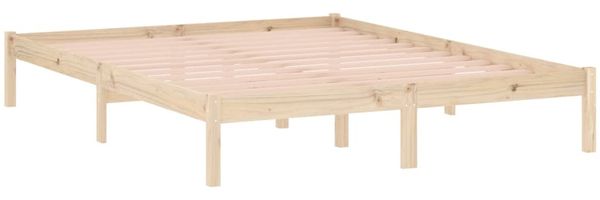 vidaXL Massivholzbett ohne Matratze 152x203 cm Kiefer 822459 Bild 3