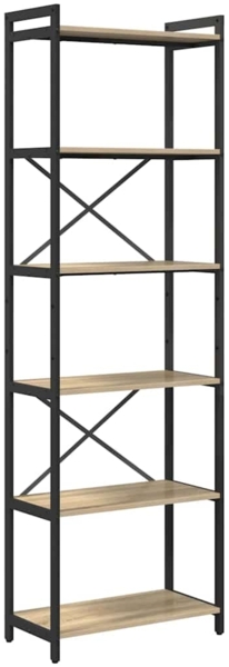 vidaXL Bücherregal Sonoma-Eiche 40 x 30 x 85 cm Holzwerkstoff 868378