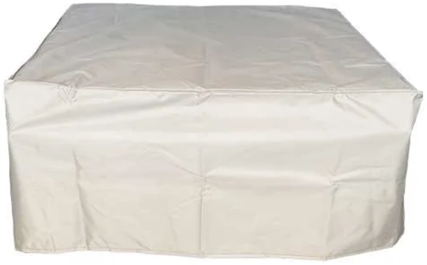 Elementi Wetterschutzhaube für Gasfeuerstelle "Ridgefield", braun, 71 x 71 x 34,5 cm (L x B x H)