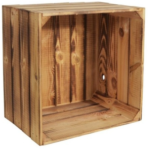 CHICCIE Weinregal Wino Flaschenregal aus Holz Geflammt, 1-tlg. Bild 4