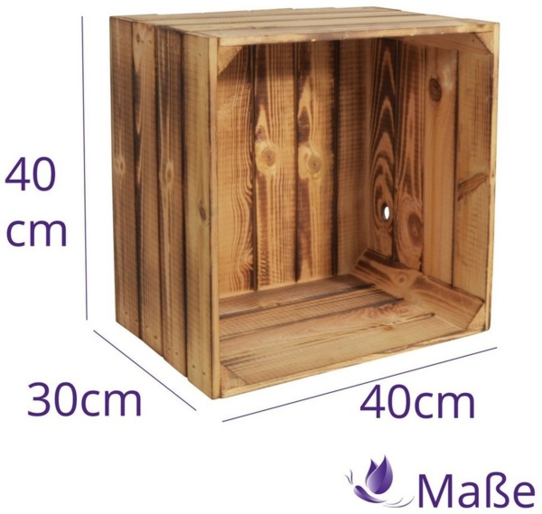 CHICCIE Weinregal Wino Flaschenregal aus Holz Geflammt, 1-tlg. Bild 2