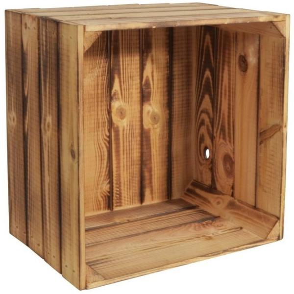 CHICCIE Weinregal Wino Flaschenregal aus Holz Geflammt, 1-tlg. Bild 1