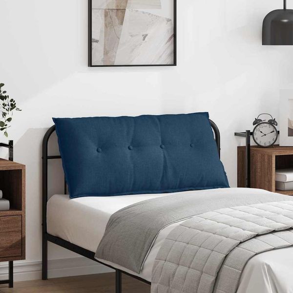 vidaXL Rückenkissen Blau 100 x 19 x 50 cm Stoff 42014752