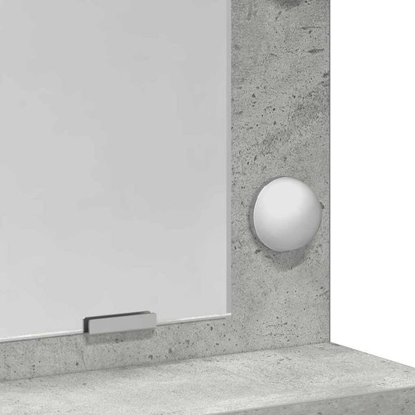 vidaXL Schminktisch Beton Grau 79 x 41 x 135 cm Holzwerkstoff 865085 Bild 9