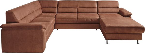 sit&more Wohnlandschaft Top Ascara U-Form, inklusive Boxspring/Federkern-Polsterung, wahlweise mit Bettfunktion