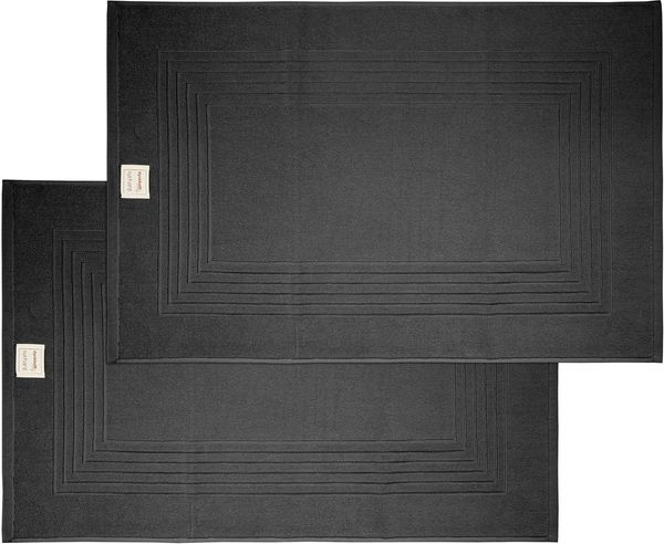 Dyckhoff Hotelmatte Nature, Höhe 3 mm, beidseitig nutzbar, Baumwolle, rechteckig, 2 teilig