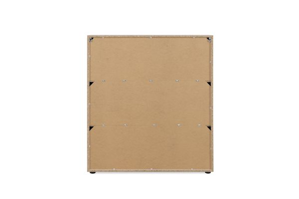 Finori Satos 02A Kommode / Schuhschrank, weiß | Schuhschrank für Flur | Maß: B x H x T ca. 100 x 110 x 34 cm | Schuhschrank mit Platz für bis zu 24 Paar Schuhe 2 Türen mit jeweils 2 Einlegeböden und 3 Kunststoffstangen zur Schuhfixierung Korpus jeweils 2 Einl... Bild 3