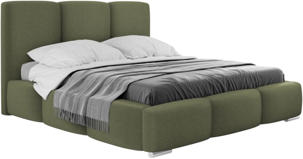 Polsterbett Olweria (Farbe: Kronos 46, Größe: 140 x 200)