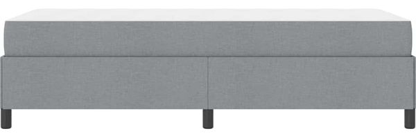 vidaXL Boxspringbett mit Matratze Hellgrau 90 x 190 cm Stoff 3398822 Bild 8