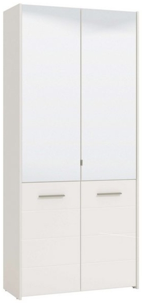 INOSIGN Schuhschrank Menorca Schuhkommode, Lagerschrank, Schuhregal, Breite 90 cm mit vier Türen, in modernen und eleganten Farben, mit zwei Spiegeln Bild 4