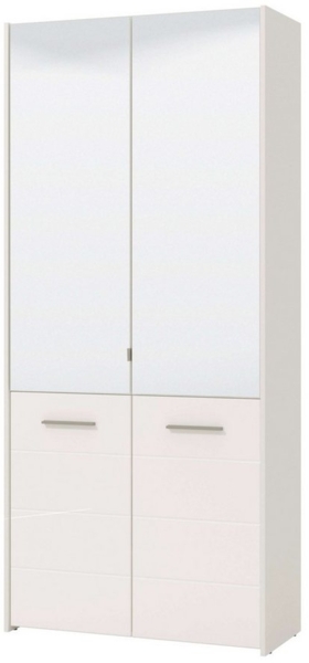 INOSIGN Schuhschrank Menorca Schuhkommode, Lagerschrank, Schuhregal, Breite 90 cm mit vier Türen, in modernen und eleganten Farben, mit zwei Spiegeln Bild 3