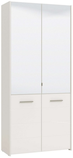 INOSIGN Schuhschrank Menorca Schuhkommode, Lagerschrank, Schuhregal, Breite 90 cm mit vier Türen, in modernen und eleganten Farben, mit zwei Spiegeln Bild 1