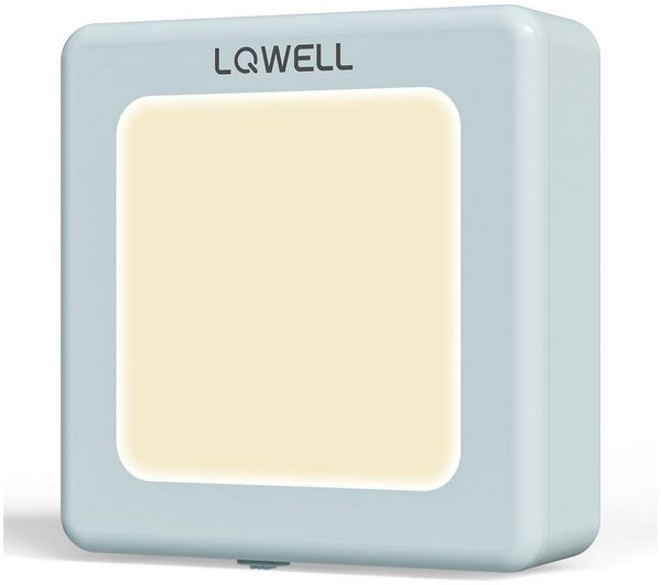 LQWELL LED Steckdosenleuchte Nachtlicht Steckdose Faltbar mit Dämmerungssensor, LED fest integriert, Nachtlampe Einstellbare Helligkeit, Automatisch Steckdosenlicht, Orientierungslicht Warmweiß, Bewegungsmelder, 1/2/3 Stück LED Nachtlicht Kinder