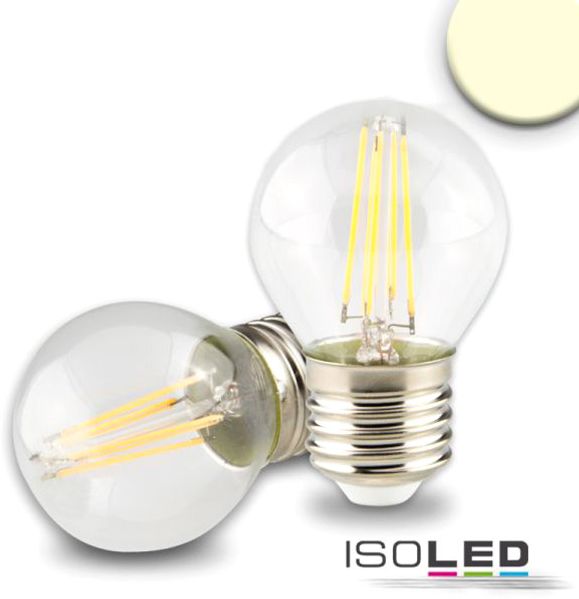 ISOLED E27 LED Illu, 4W, klar, warmweiß, dimmbar