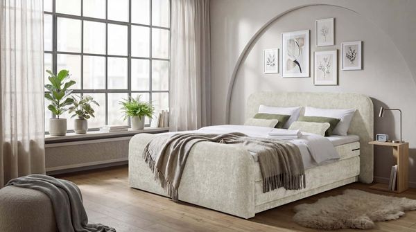 Boxspringbett Arosa ED Exciting Design 180x200 mit Bettkasten
