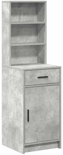 vidaXL Highboard Beton Grau 40 x 40,5 x 135 cm Holzwerkstoff 865076