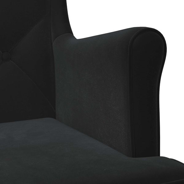 vidaXL Sessel Schwarz Samt 42029912 Bild 5