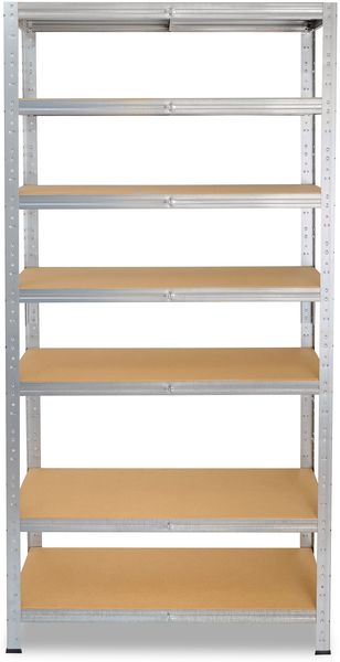shelfplaza HOME 155x70x60 cm Schwerlastregal in grau-verzinkt mit 7 Böden und 125 kg Traglast pro Boden Bild 5