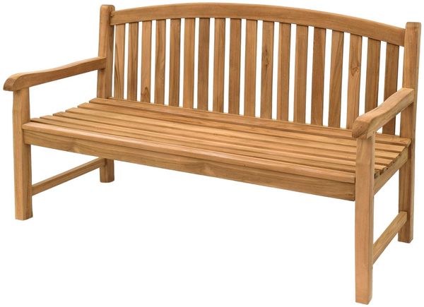 Gartenbank Bari Teak Massivholz - Breite: 150 cm