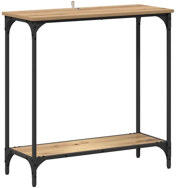 Konsolentisch, Beistelltisch, Konsole Artisan-Eiche 75 x 30.5 x 75 cm Holzwerkstoff