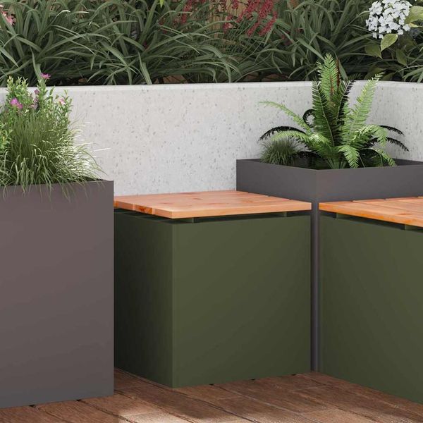 vidaXL Gartenbank Olive Grün 40 x 40 x 43 cm 874915