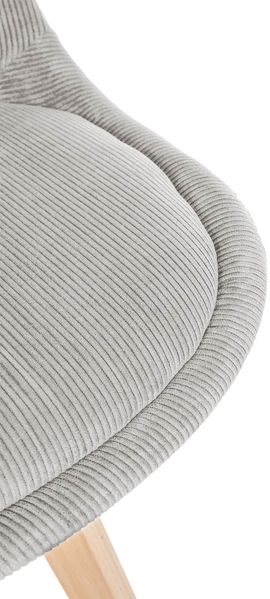 CLP 4er Set Esszimmerstuhl Linares Mit Buchenholzgestell,beige Cord Bild 9