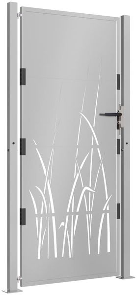 vidaXL Gartentor 100x175 cm Cortenstahl Gras-Design 153176 Bild 3