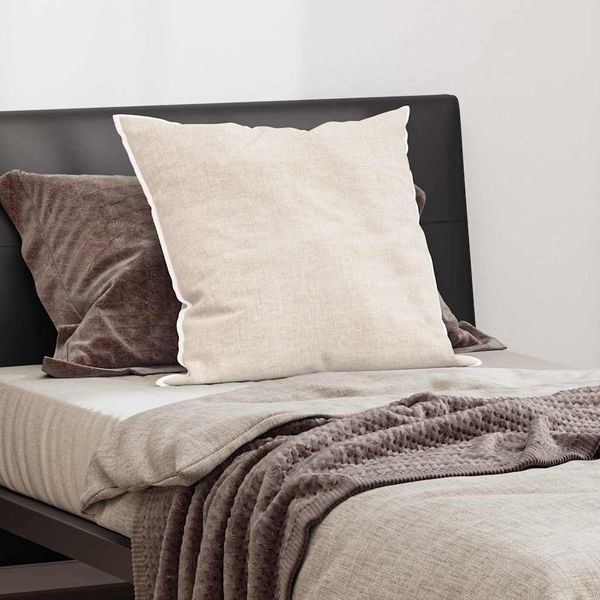 vidaXL Kopfkissen mit Kissen Weiß 80 x 80 cm Feder 42007681