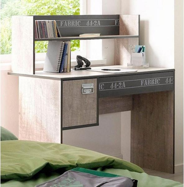PARISOT 'Fabric' Schreibtisch inkl. Aufstz, grau