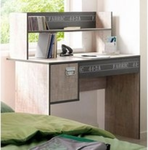 PARISOT 'Fabric' Schreibtisch inkl. Aufstz, grau Bild 5