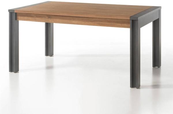 Esstisch im Industrial Stil DALLAS-61 Stirling Oak Nb. mit Matera Anthrazit B/H/T ca. : 155 x 76 x 90 cm