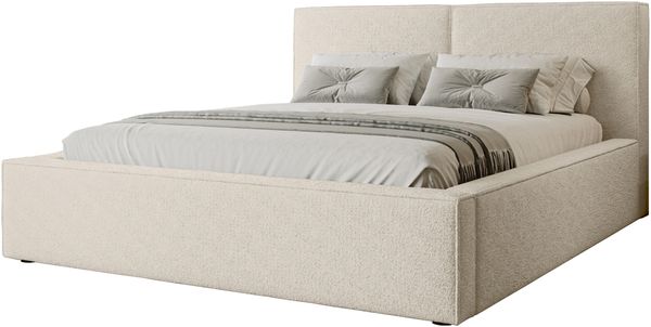 Polsterbett Sokoz Boucle (Farbe: Coral 15, Größe: 160 x 200)