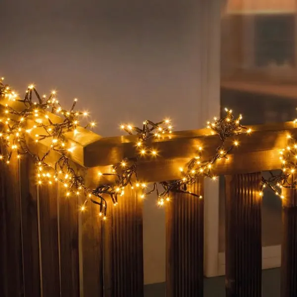 Lichterkette "Bündel", 384 LED-Lichter Wohnzimmerdeko Hängelicht Lichterkette