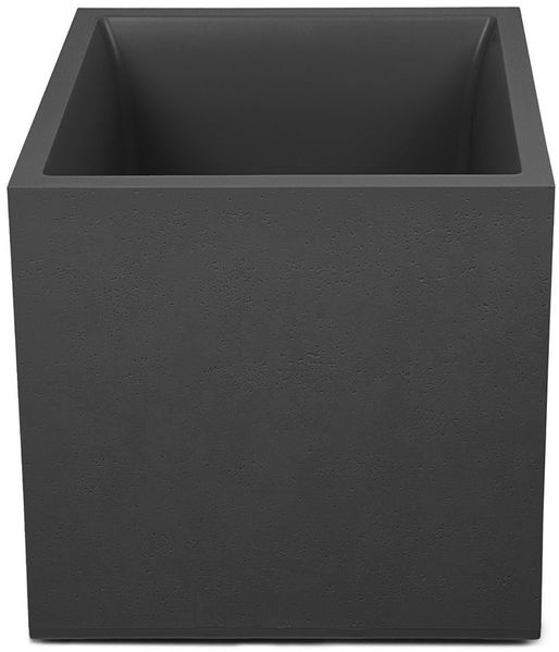 ONDIS24 Blumenkasten Ondis24 Pflanzkübel Vulkan Pierre 50 (1 St), 50 x 50 x 50 cm, in Vulkanstein/Basalt-Optik mit Wasserspeicher