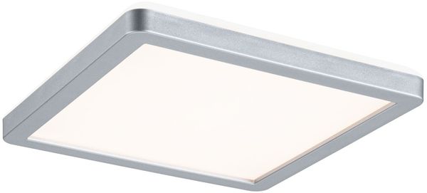 Paulmann 70993 Ultraflache eckige Deckenleuchte Atria Shine mit Backlight Technik, 19 cm