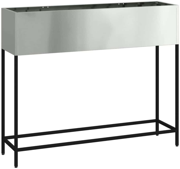 vidaXL Hochbeet Gartenpflanzer Silber 100 x 26 x 82 cm 865881