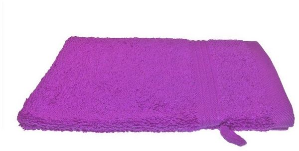 Julie Julsen Handtücher 1-Handtücher-Lila-Waschhandschuh 15 x 21 cm, Baumwolle (1-St)