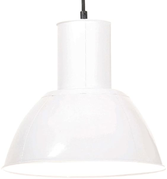 vidaXL Hängelampe 25 W Weiß Rund 28,5 cm E27 320570