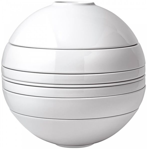 Villeroy und Boch La Boule Geschirrset 2 Personen Iconic weiss