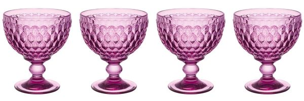 Villeroy & Boch Boston Berry Sektschale / Dessertschale 250 ml 4er Set