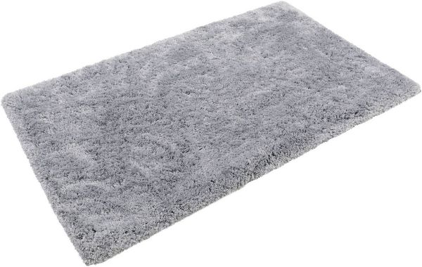 Homie Living Badematte Porto Azzurro, Höhe 30 mm, rutschhemmend beschichtet, fußbodenheizungsgeeignet, schnell trocknend, Polyester, rechteckig, Badteppich, uni, rechteckig & rund, waschbar, Badezimmerteppich