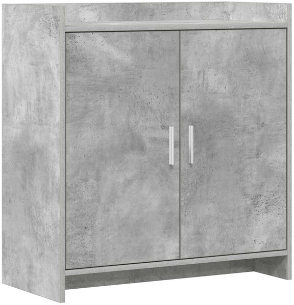 vidaXL Sideboard Betongrau 72 x 36 x 80 cm Holzwerkstoff 8011094