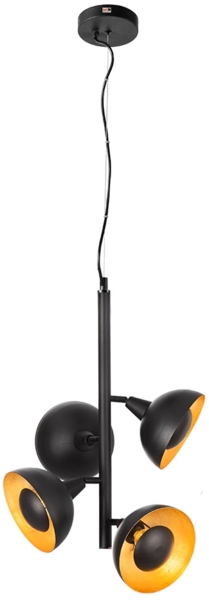 Musterring 'SetOne' Hängelampe, Metall, schwarz, 15x150 cm