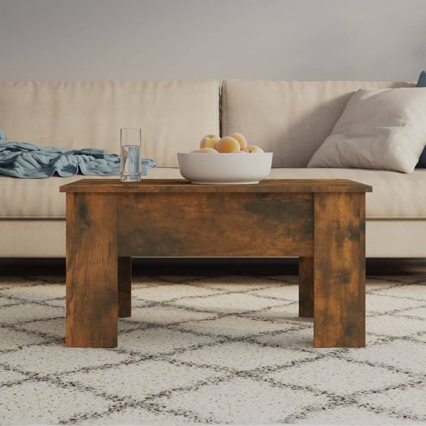 vidaXL Couchtisch Räuchereiche 79 x 49 x 41 cm Holzwerkstoff [819281]